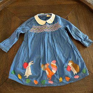 Baby Boden Collared Fall Dress